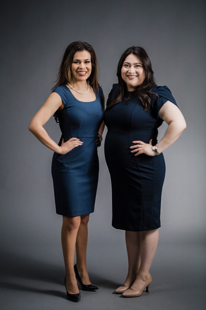 Image of Attorneys Amanda Navarro & Marisol Campos of Justice Legal Group